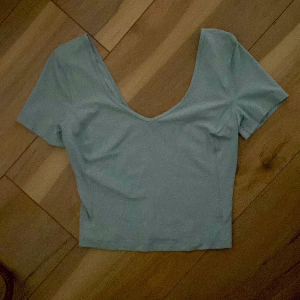 LuluLemon Align Shirt in medium forest